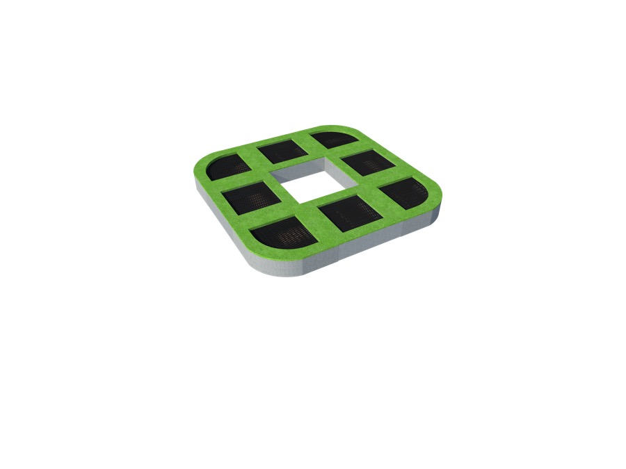 Trampolin Set Grosser Floh