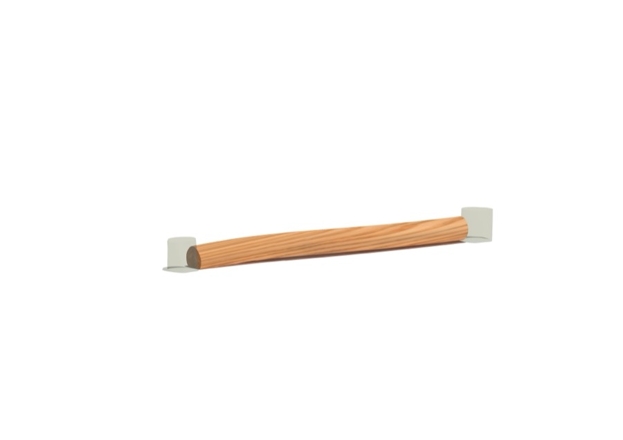 Randeinfassung 0792-2, 200 cm, Robinie