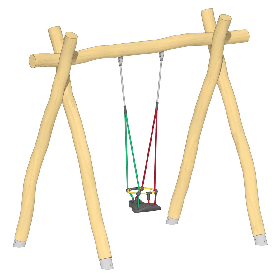 Schaukel 1-fach LH210cm, 1 Kleinkind-Schaukelsitz