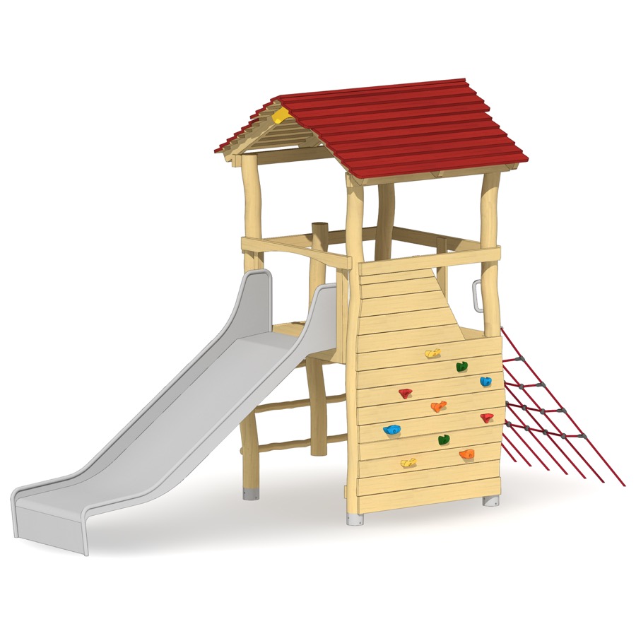 Spielturm Herold mit Dach