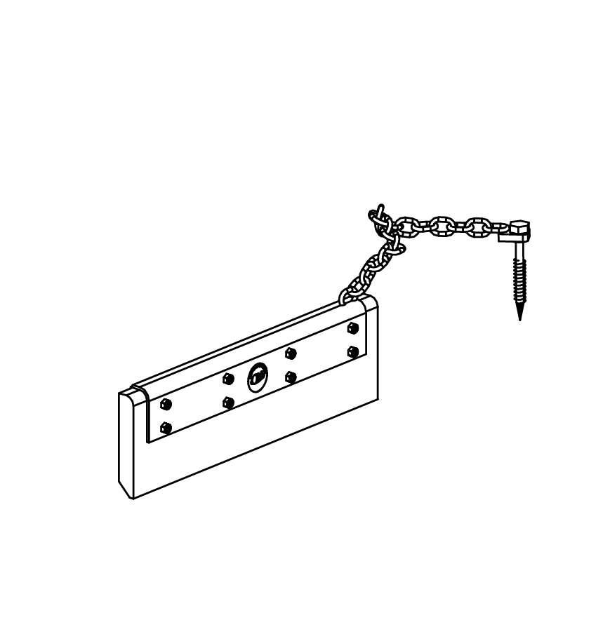 Staukeil aus V2A