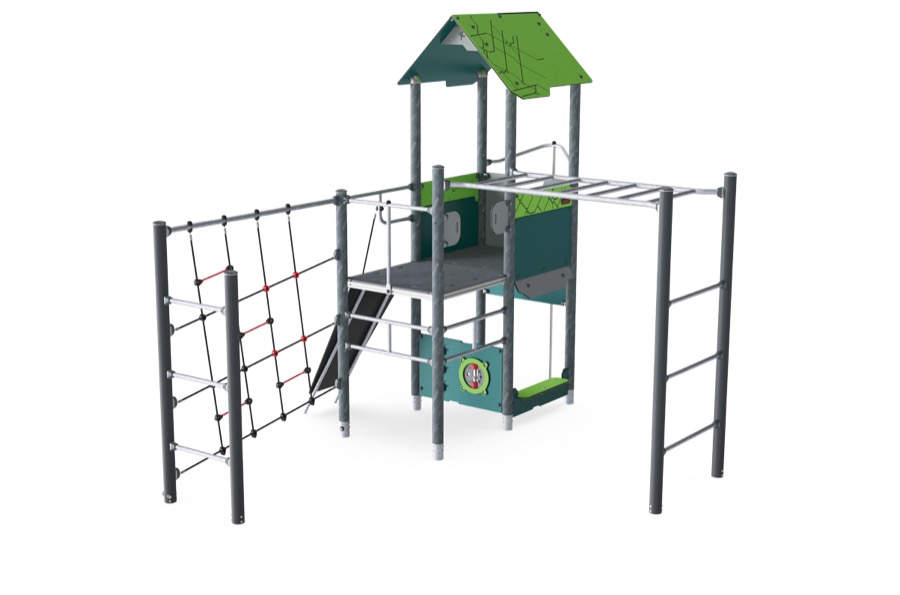 Spielturm mit Hangelstrecke PCM112321