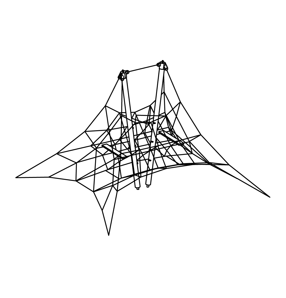Mittlere Netzpyramide