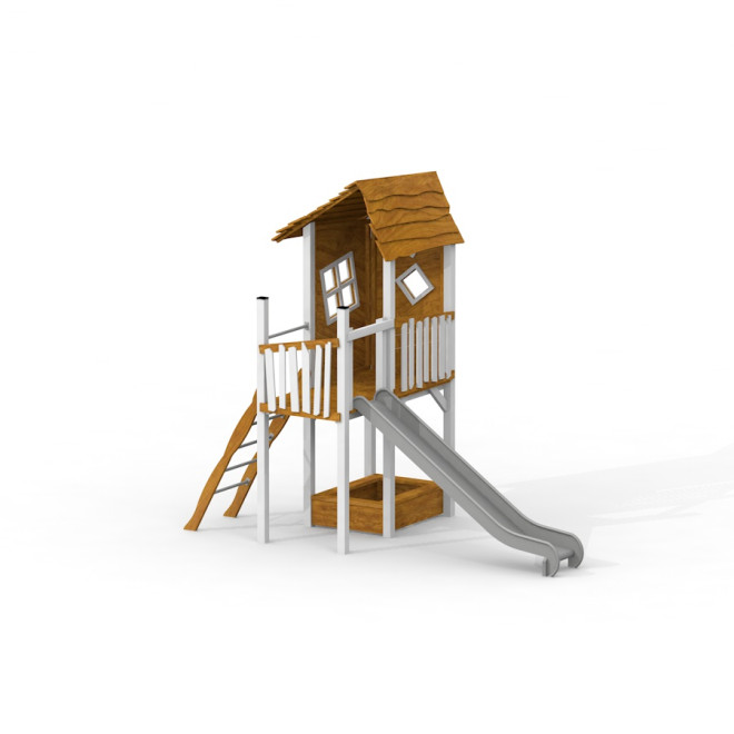 Lisas Spielturm mit Rutsche