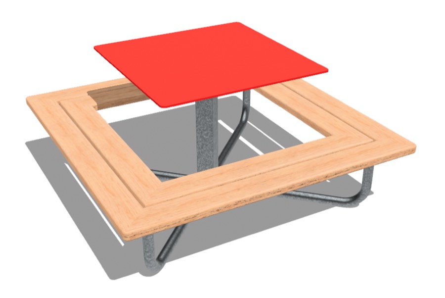 Kindertisch Quadrat