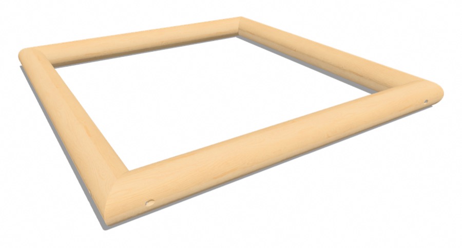 Sandkasten aus Edelkastanie