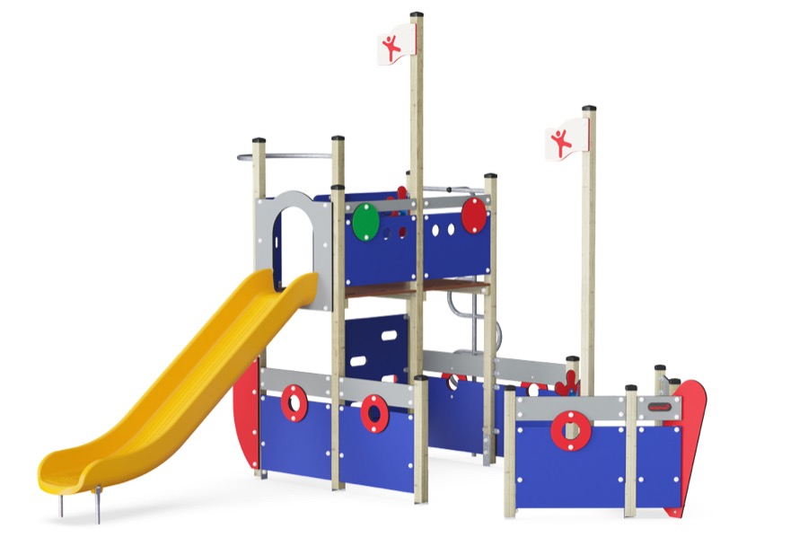 Spielschiff Zweimaster KPL520