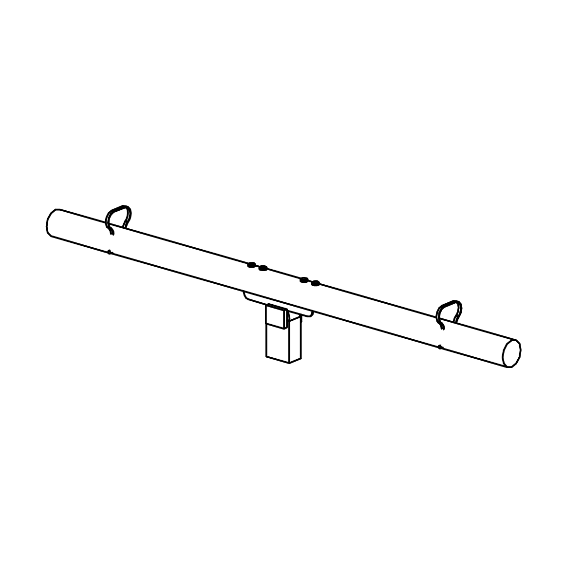 Wippe mit Stoßdämpfung