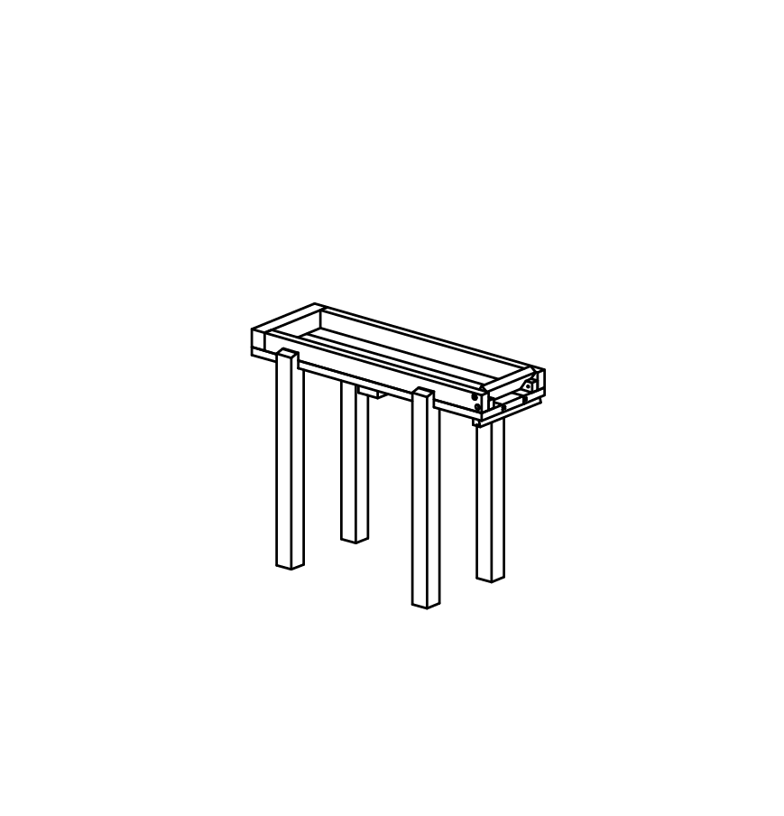 Rinne mit Klappe