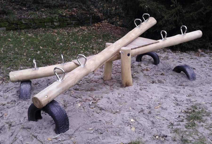 Holzwippe 8-fach