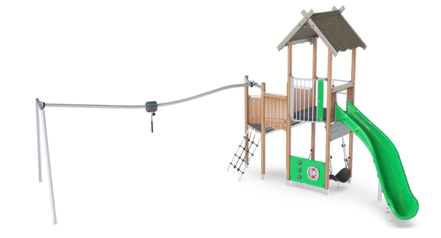 Spielturm mit Schienenbahn PCW114121