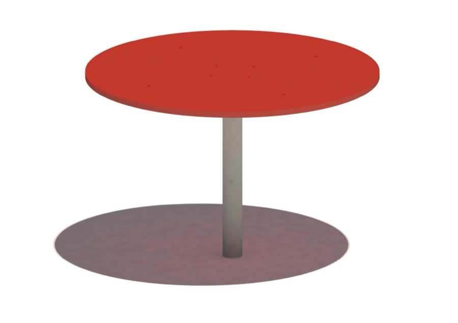 großer Sandspieltisch Rund 087, Ø 90 cm