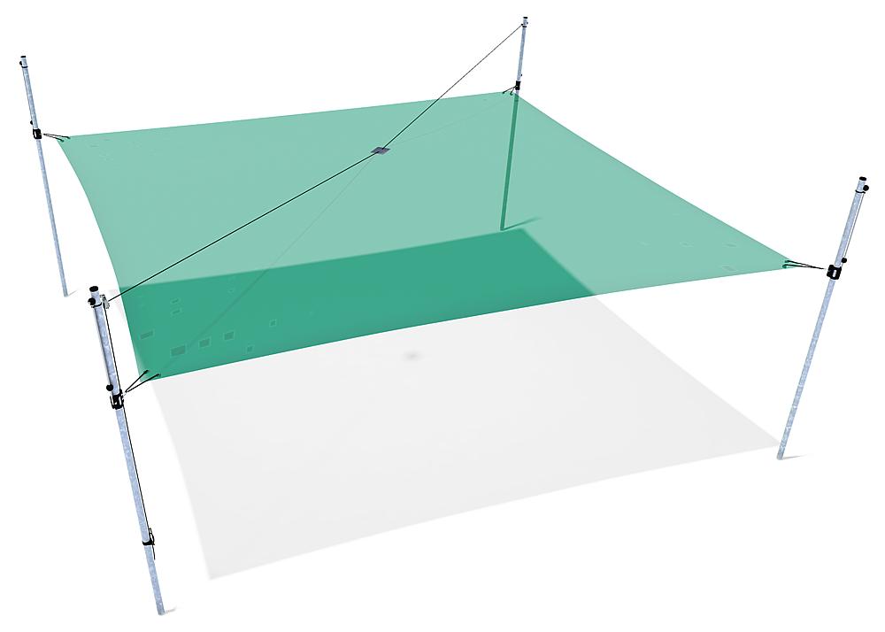 Schattensegel höhenverstellbar 5,00x5,00 m