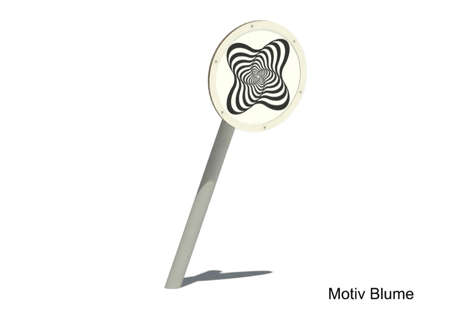 Rotierende Optikscheibe 18101, Motiv Blume