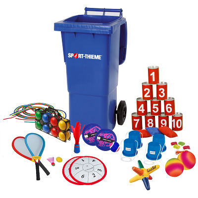 Sport-Thieme Spieltonne „Mini mit Wurfspielen“