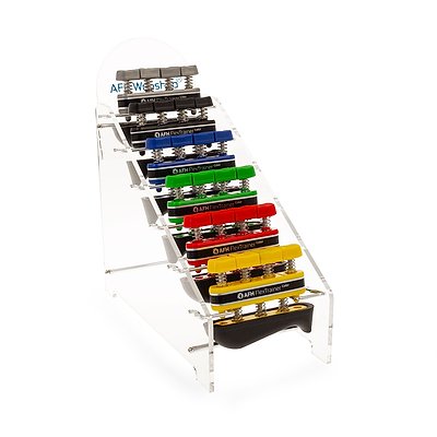AFH Webshop Fingertrainer-Set „Color“ mit Aufbewahrungsdisplay