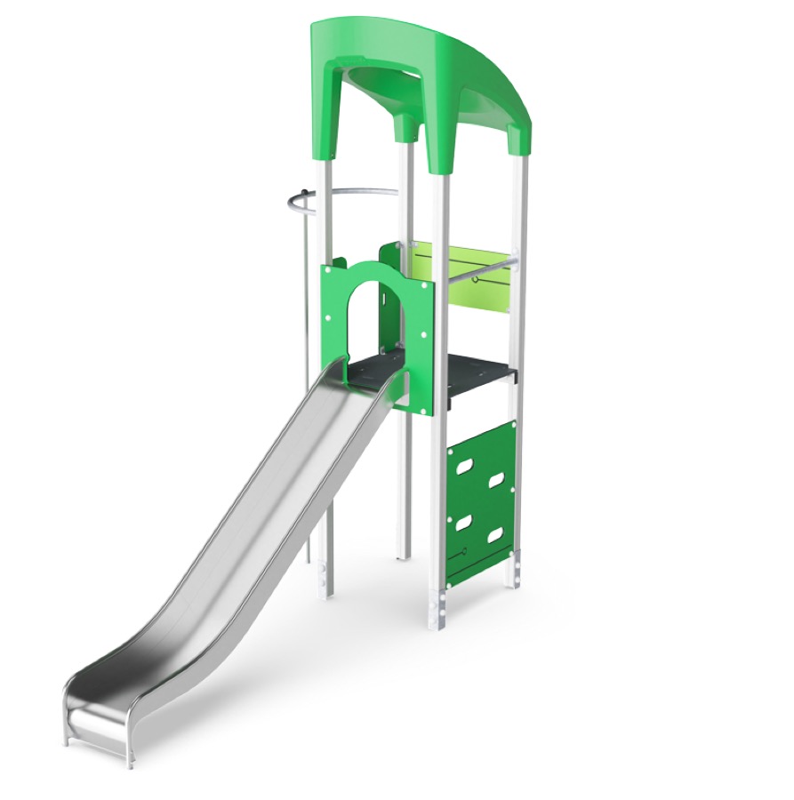 Spielturm mit Kletterwand KPL1016