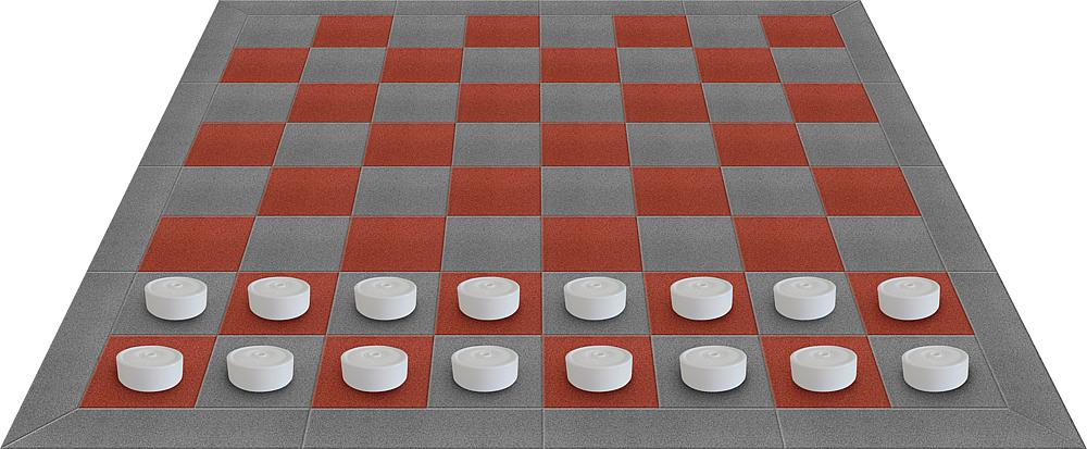 Outdoor-Brettspiel Dame