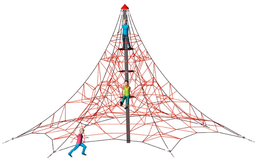 Seilpyramide Spider 6