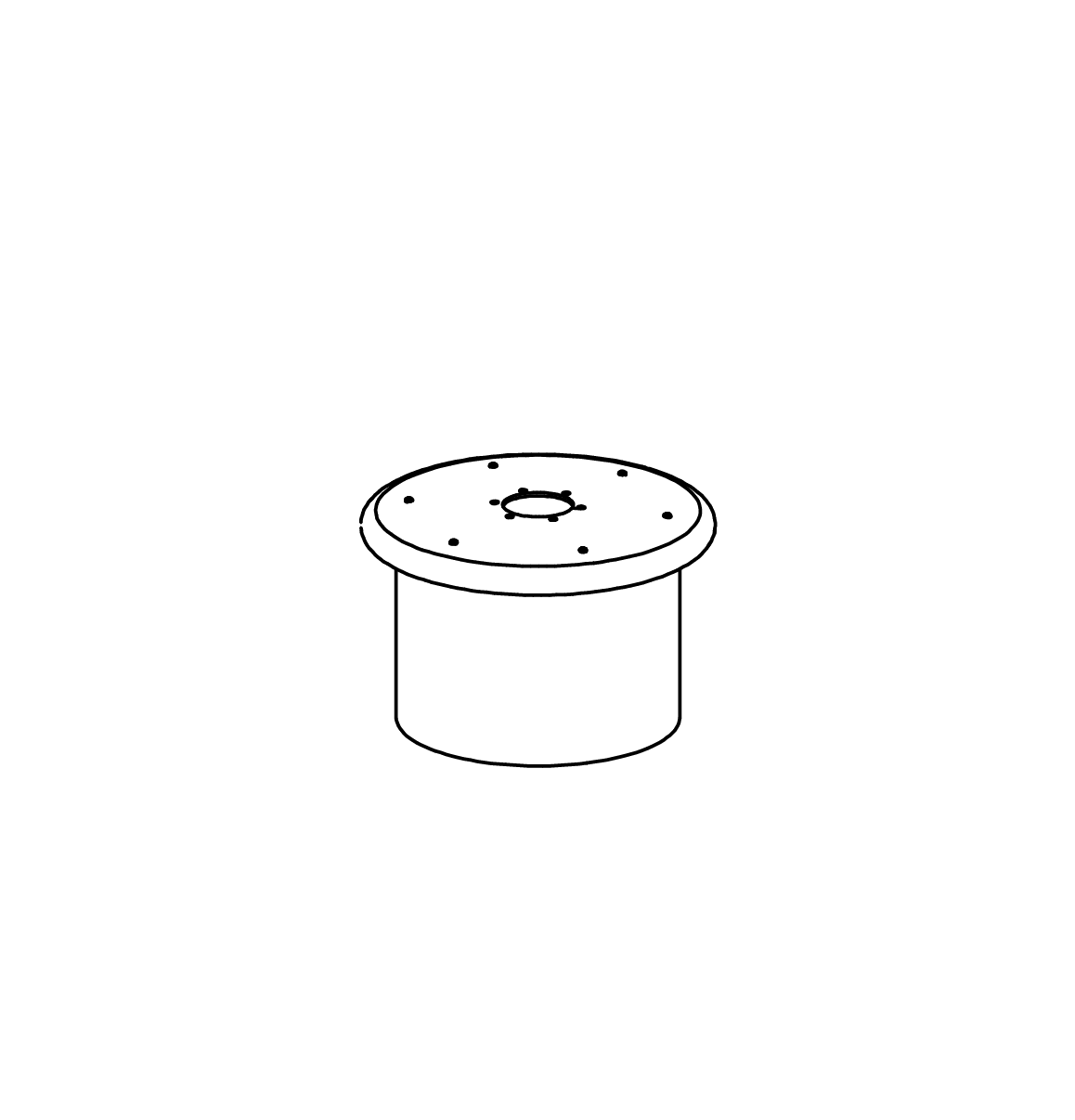Wasserbehälter mit Schwimmerventil