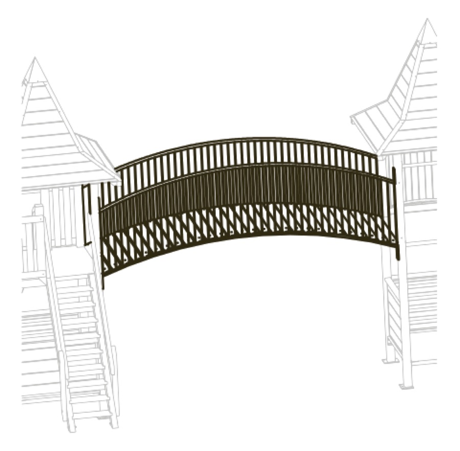 Bogenbrücke zu Aluette 4