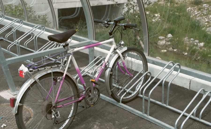 Fahrradständer A-11, einseitig hoch/tief