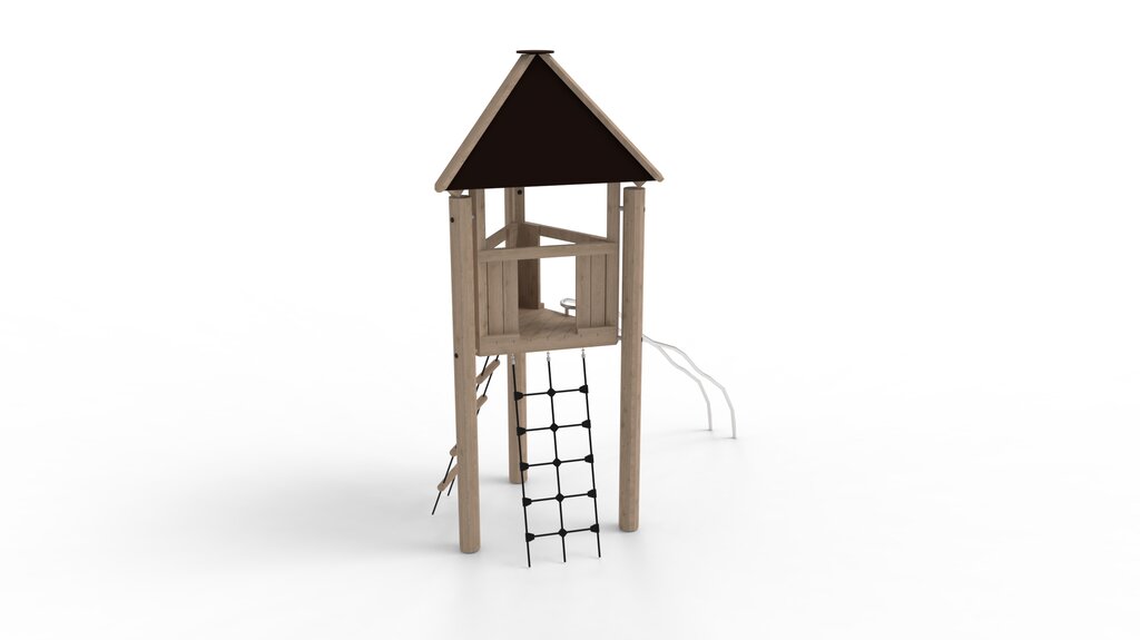 Kletterturm System 3 mit Boden und Dach
