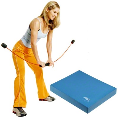 Flexi-Bar Fitness-Set „Flexi Bar Sport & Airex Balance Pad“