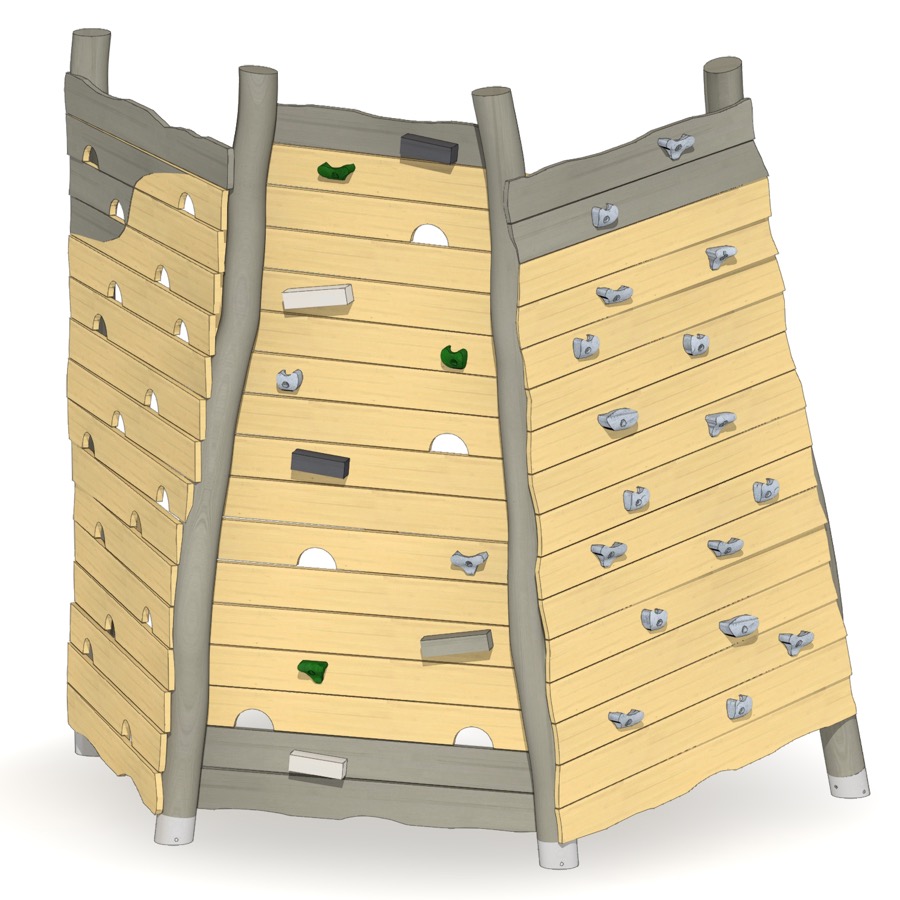 Felsen-Kletterwand Anebos