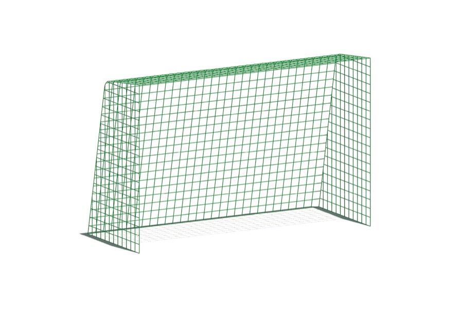Nylonnetz - für Bolzplatztor 1031, 3 x 2 m