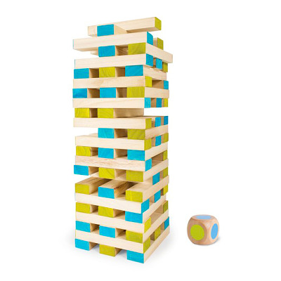 BS Toys Geschicklichkeitsspiel „Riesen-Wackelturm“