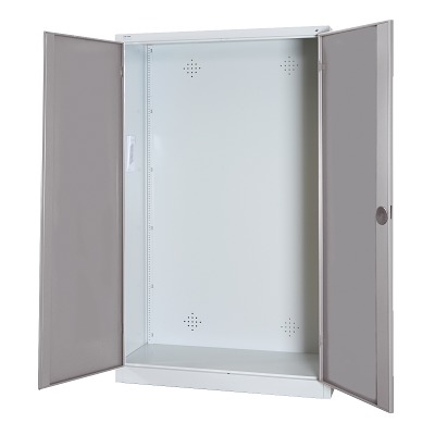 C+P Modul-Sportgeräteschrank mit Vollblech-Flügeltüren, HxBxT 195x120x50 cm