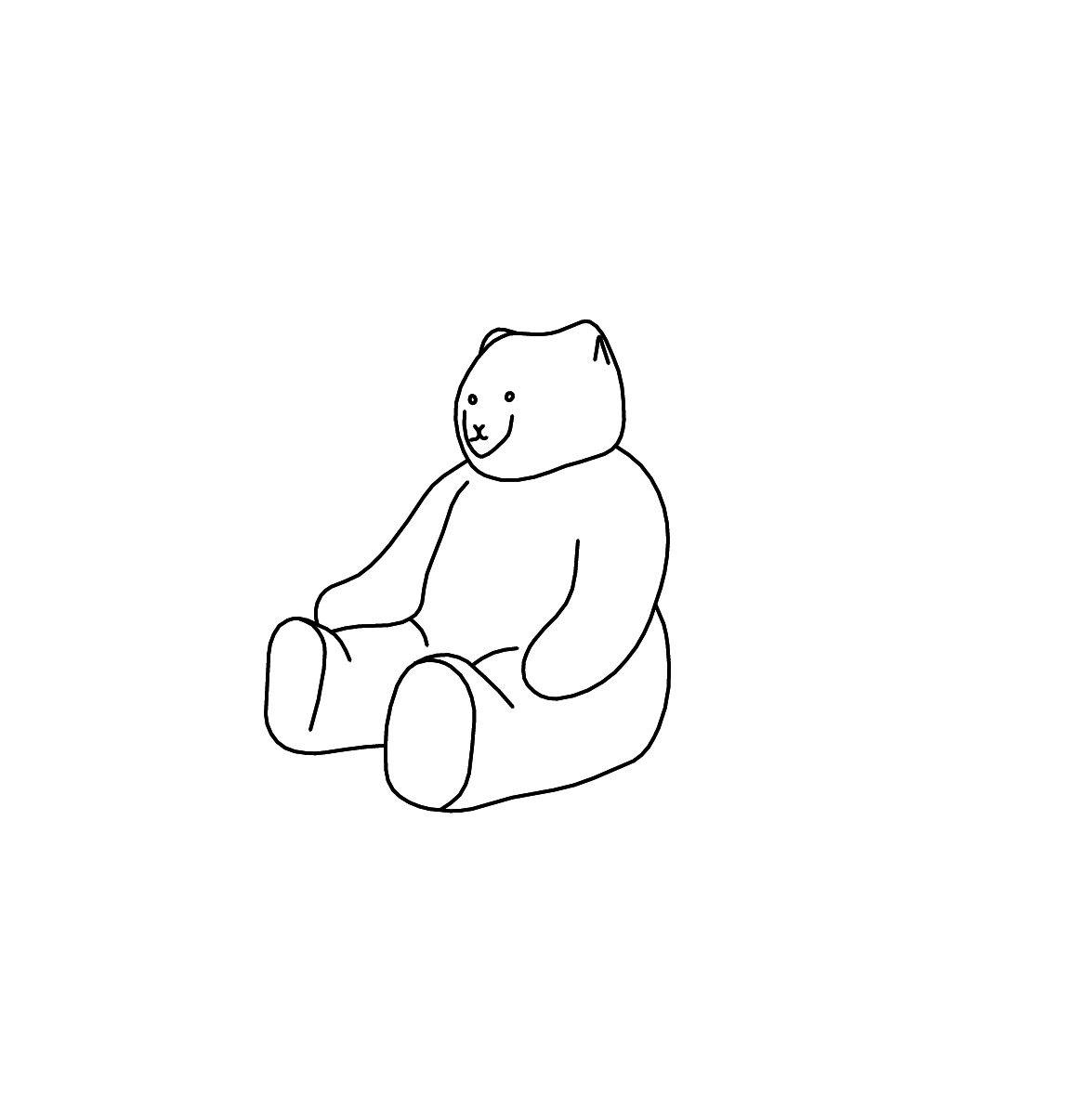 Streichelstein Bär