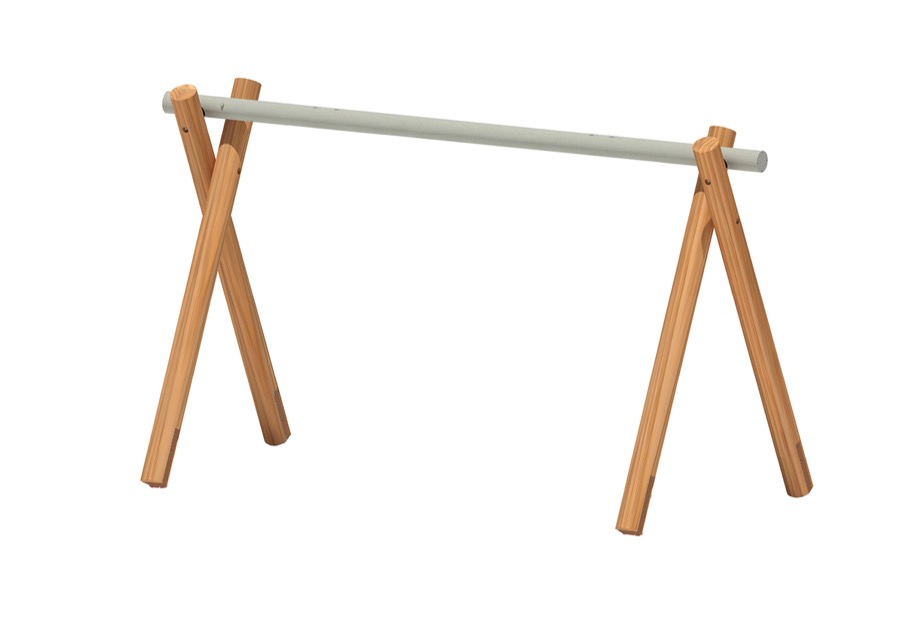 Ersatz-Holzbau m. Querrohr -Vogelnestschaukel 5180