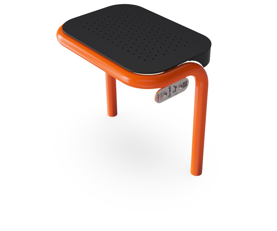 Step, 60 cm PU Stahl FAZ30301