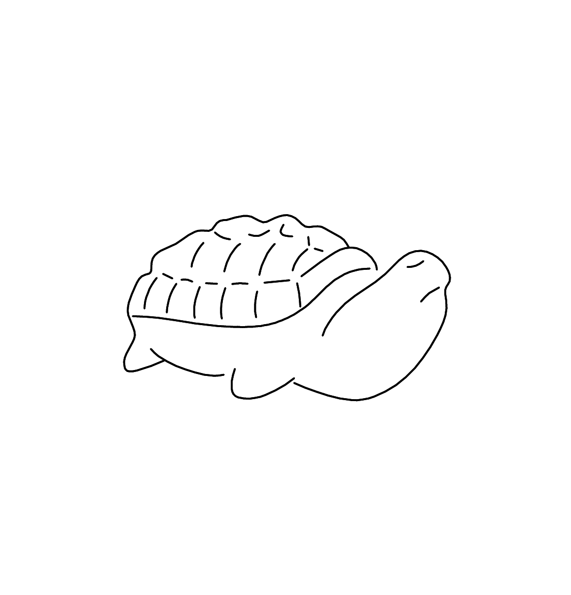 Streichelstein Schildkröte