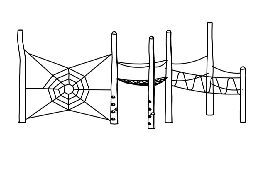Kletterwald – Ausführungsbeispiel 2
