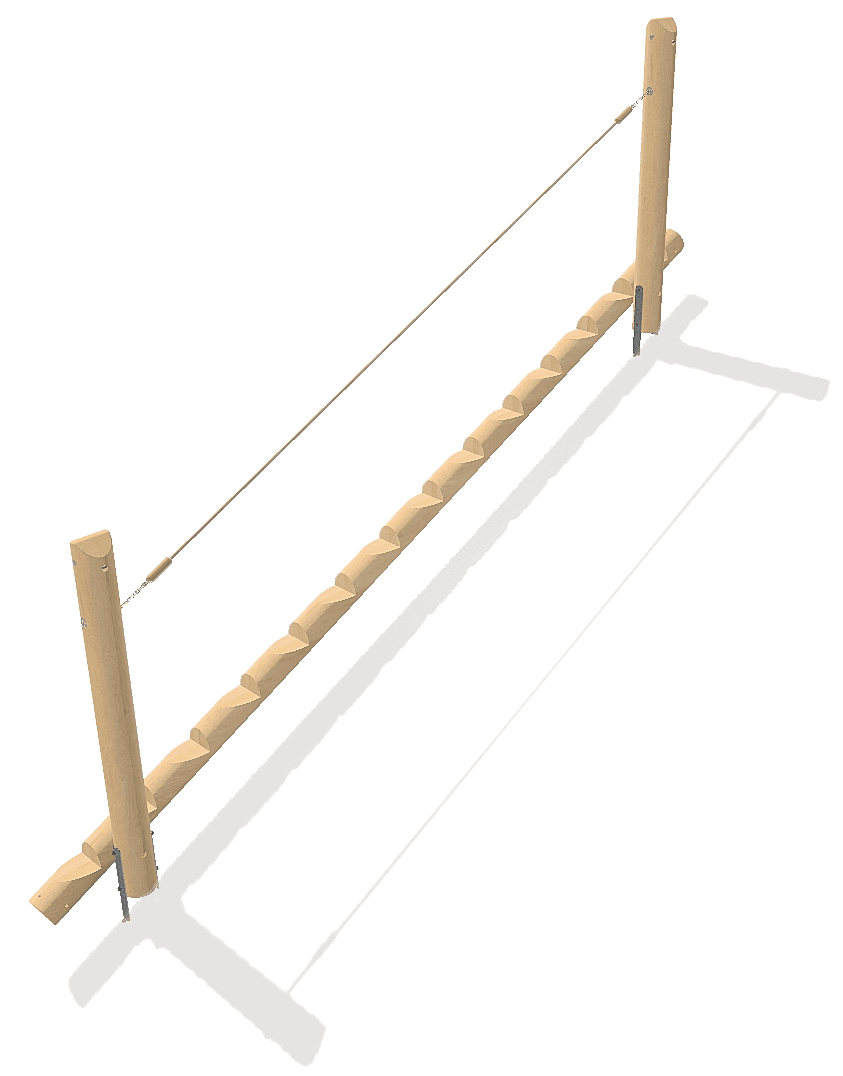 Treppenbalken 400cm