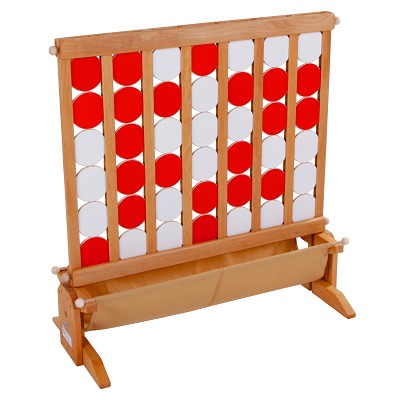Holz Bi-Ba-Butze Gesellschaftsspiel „Vier in Linie“