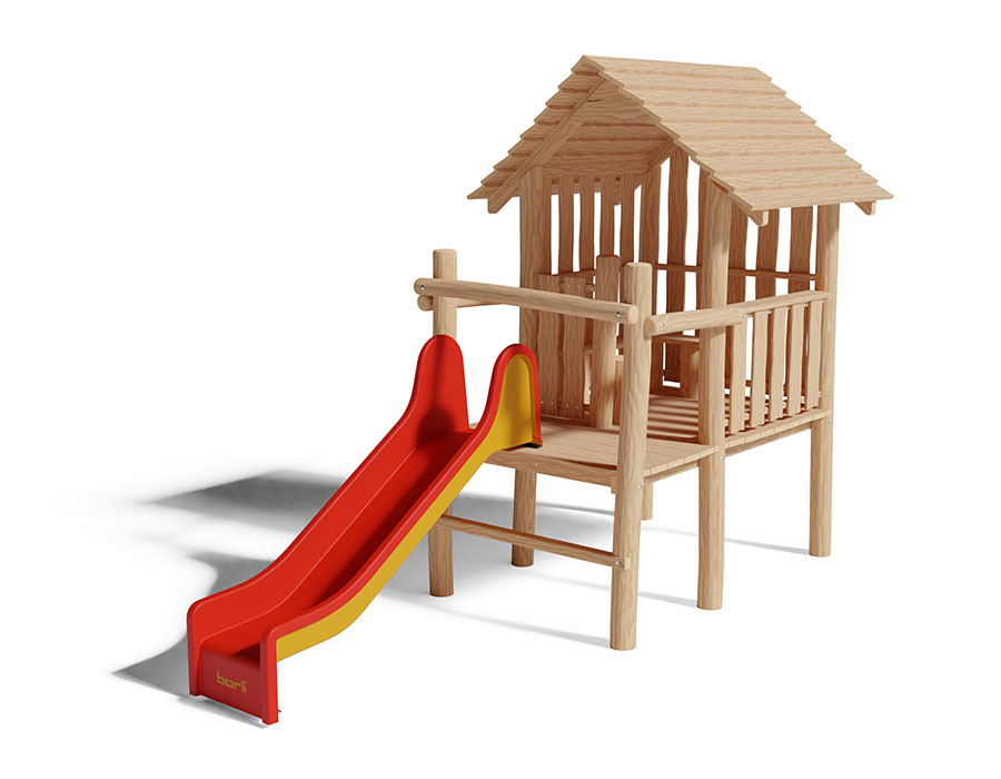Spielhaus auf Stelzen