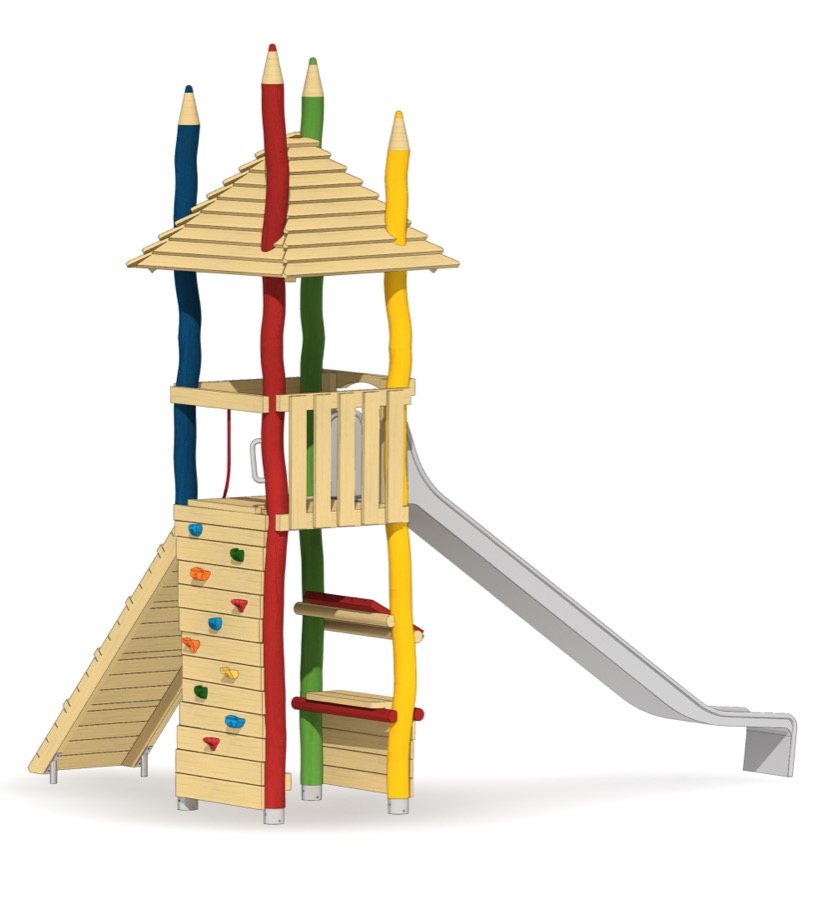 Spielturm Buntstifte