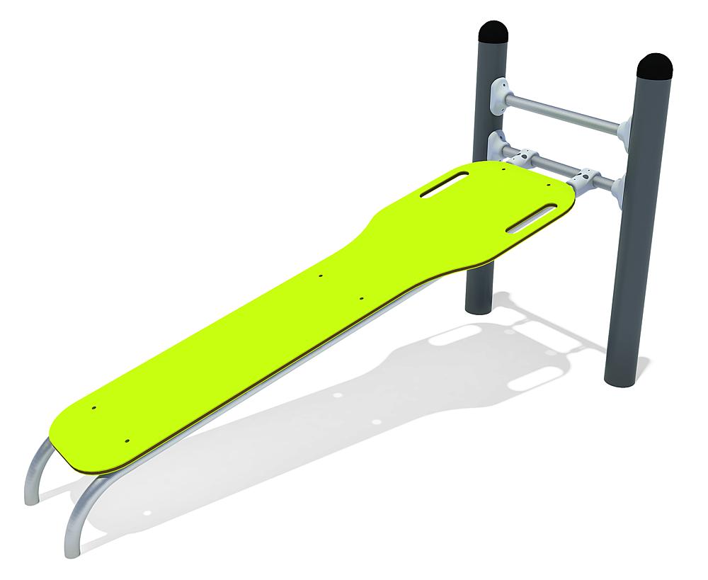 Calisthenics Sit-up Bank schräg