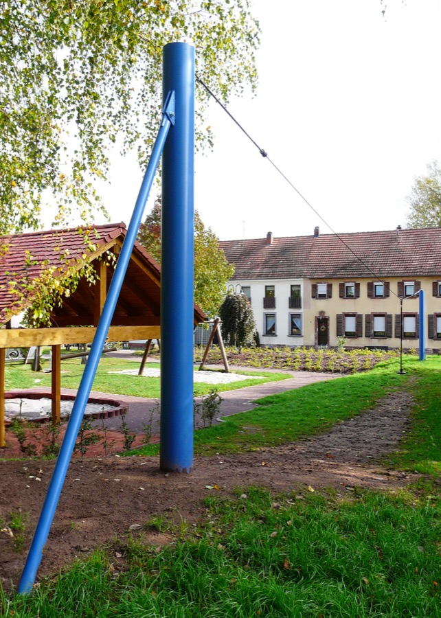 2-Pfosten-Seilbahn 30m