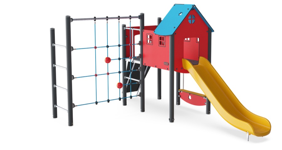 Spielturm mit Netz PCM100421
