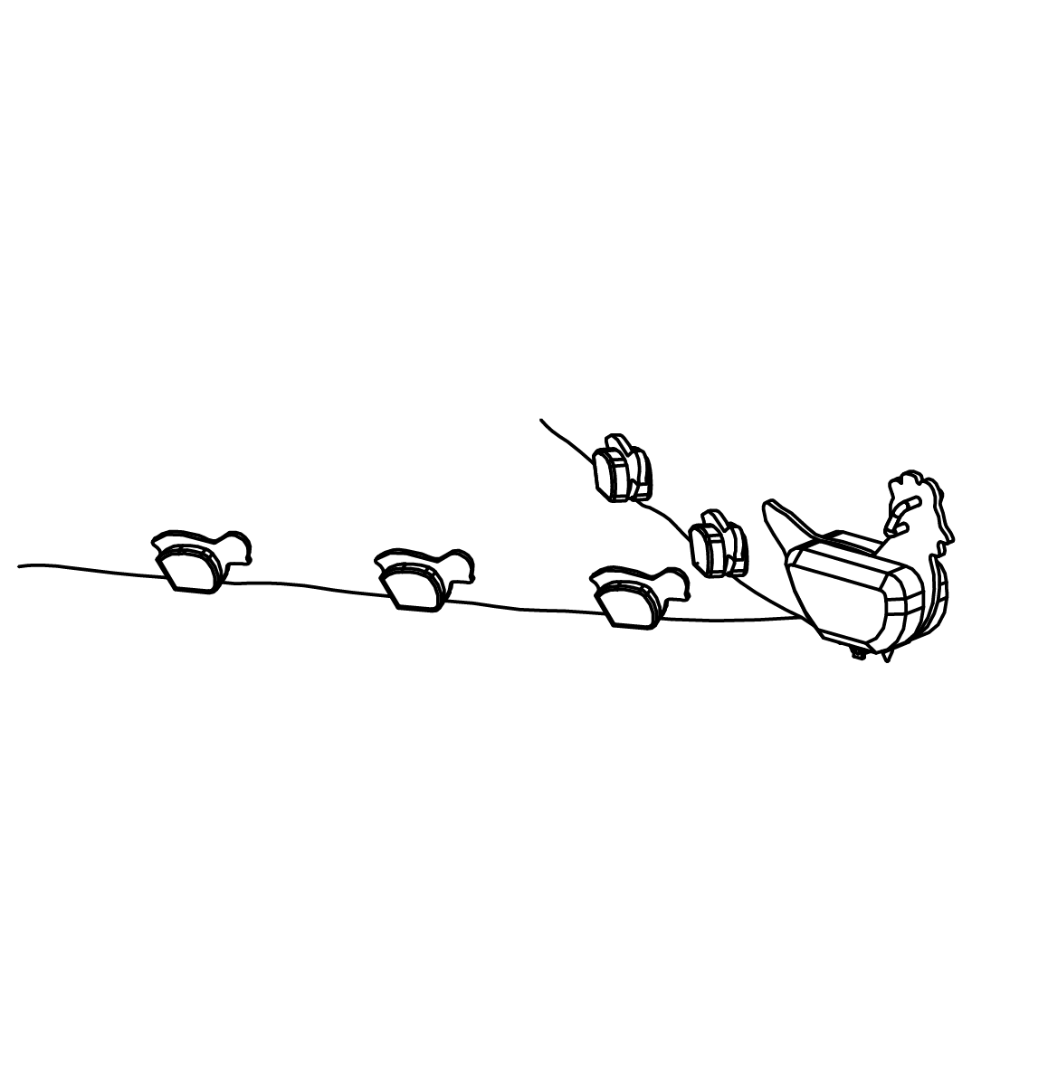 Hühnerfamilie
