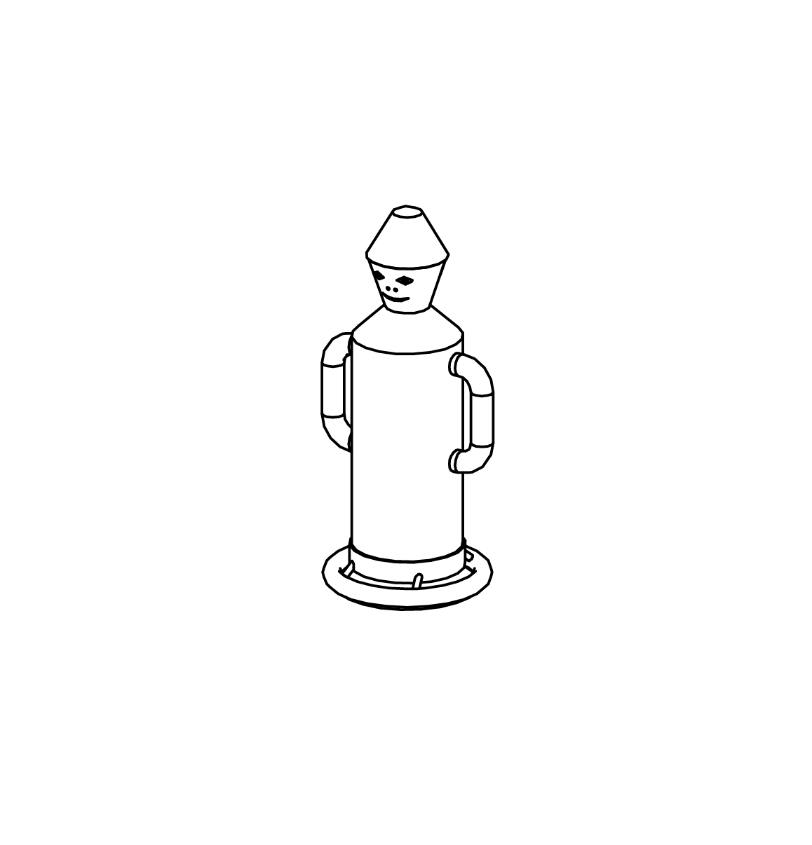 Drehmännchen mit Armen