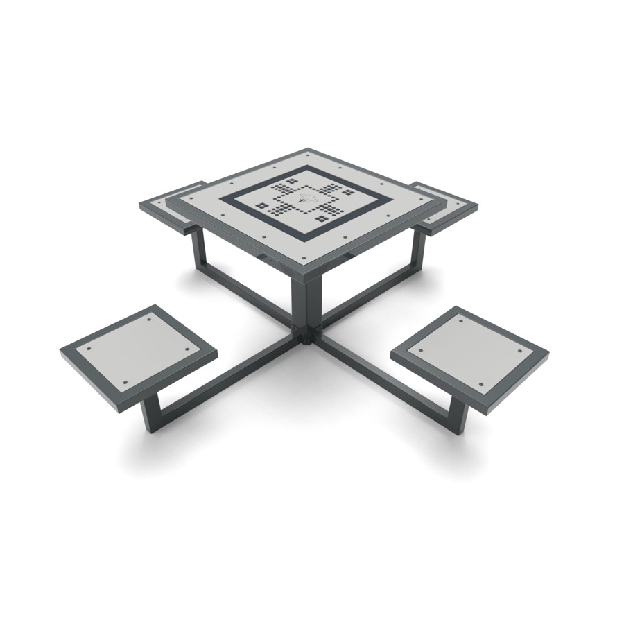 Picknicktisch quadratisch – Ludo
