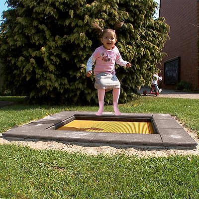 Eurotramp Bodentrampolin Kids Tramp „Kindergarten“