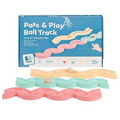 BS Toys Geschicklichkeitsspiel „Pass & Play Ball Track“