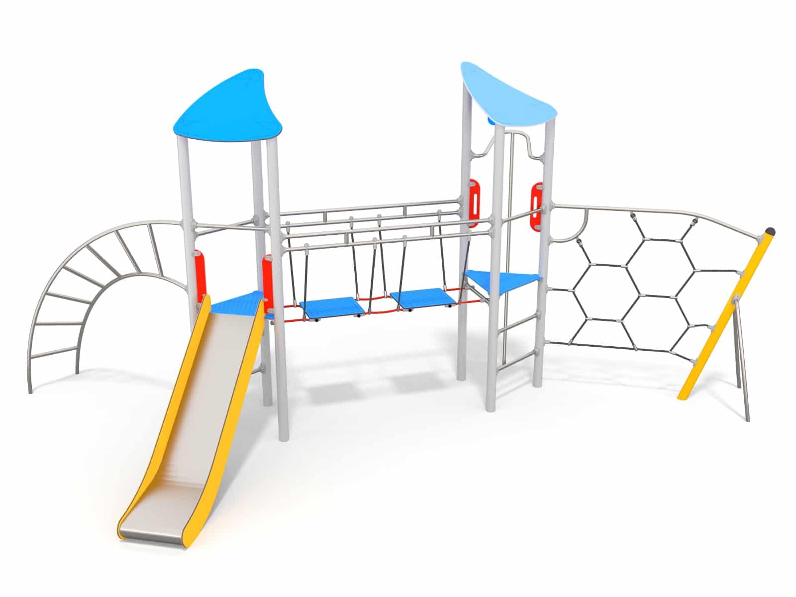 Doppeltürme mit Rutsche für Spielplatz